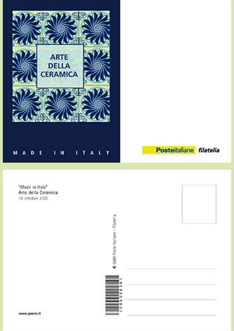Cartoline Filateliche L’Arte della Ceramica - Biancolapis - Design per la Comunicazione